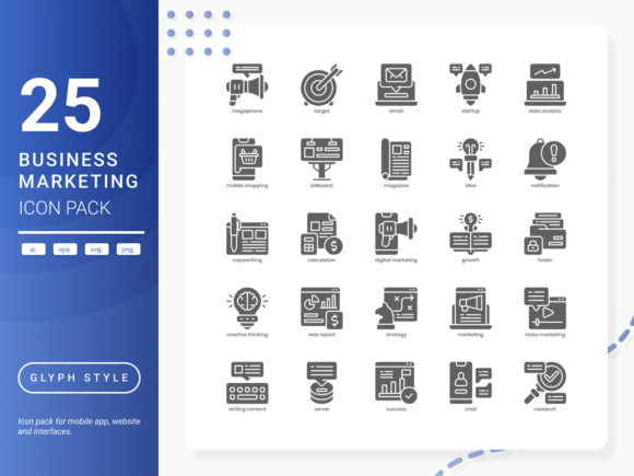 Business Marketing Icon Pack for Handmade Creations