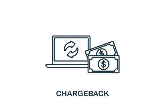 Chargeback Icon for Graphics and Digital Products