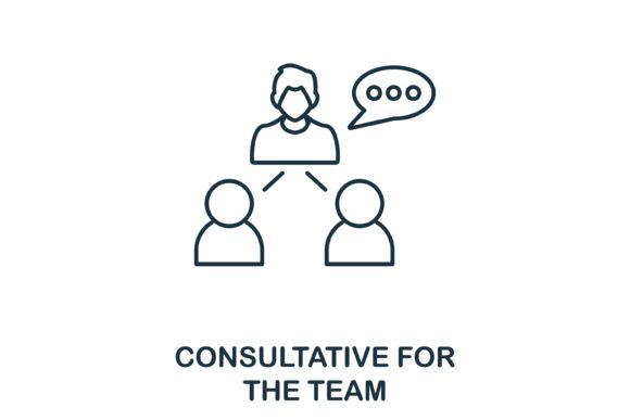 Consultative for the Team Icon: A Versatile Graphic Asset
