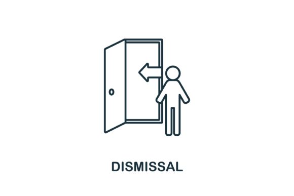 Dismissal Icon: A Modern Graphic Asset for Blog and Website Design