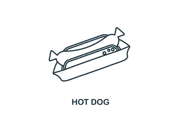Hot Dog Icon: A Versatile Graphic Asset for Branding and Marketing