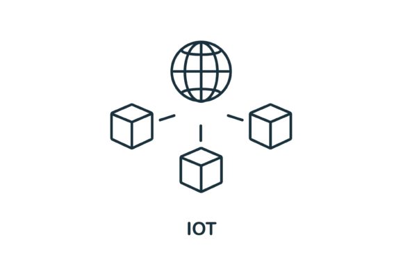 Iot Icon for Modern Graphics and Icons