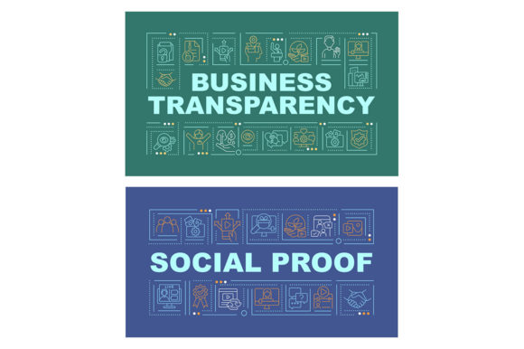 Openness of Business Word Concept Banner Graphics