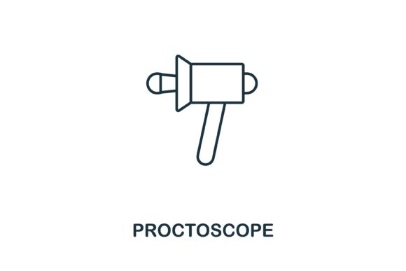 Proctoscope Icon for Small Business Branding