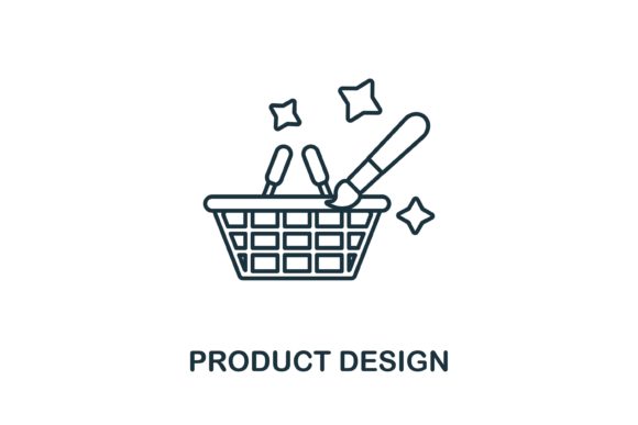 Product Design Icon: A Versatile Graphic Asset for Bloggers and Publishers