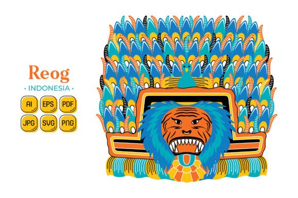 Reog Vector Illustration for Graphics and Illustrations