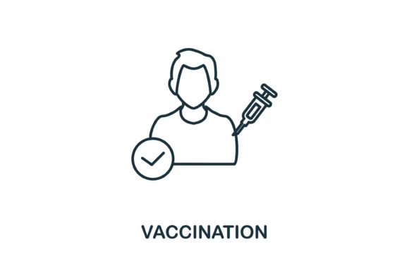 Vaccination Icon: A Versatile Graphic for Branding and Marketing